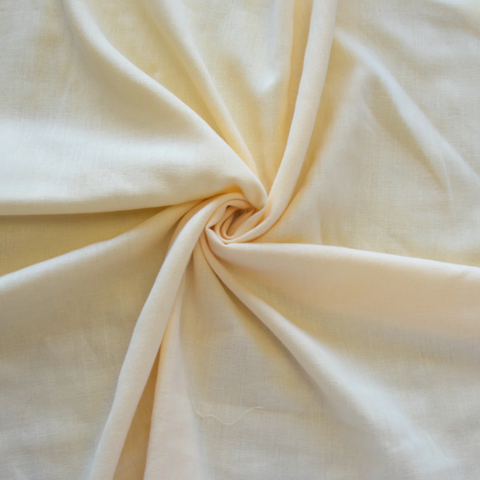 Organic Cotton Double Gauze - Buttercream
