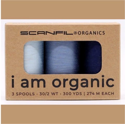 Boxed Set Thread- 3 Spools - Denim Blues
