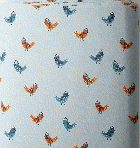 Snow Friends | Birdie Flurry - Light Blue