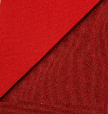 Wool | 58"  Blanket Red/Black