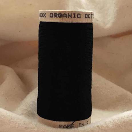 Organic Cotton Thread 1808 Black Onyx