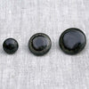 Quarter Ball Shank Button | Black - 6 Pack