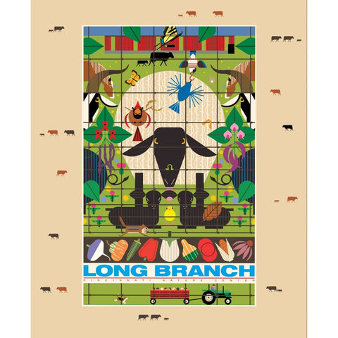 Charley Harper Long Branch - Poster Panel