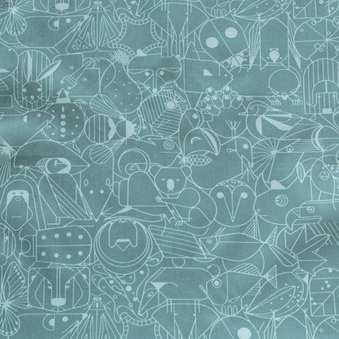 End Papers Seafoam
