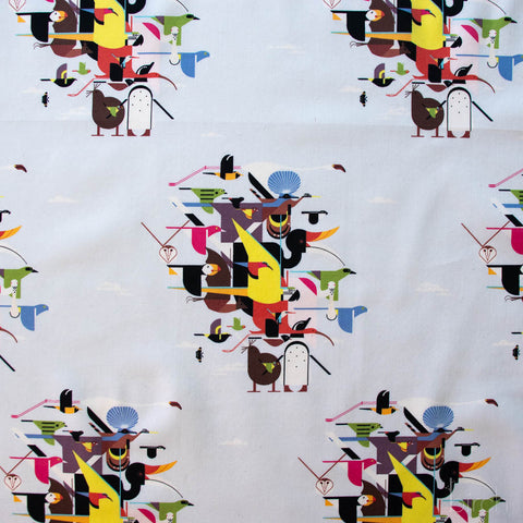 Small Wings of the World Poplin