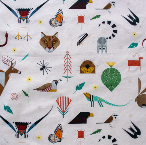 Charley Harper Iconic Vol. 2 Canvas - Canyon Critters