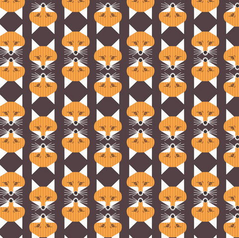 Charley Harper Woodland Wonders - Fox Face Raisin