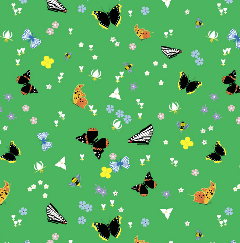 Charley Harper Woodland Wonders - Kaleidoscope of Wonder Green