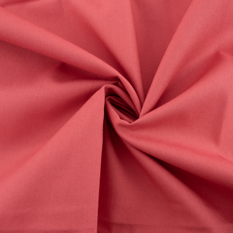 Solid Poplin - Holly Berry