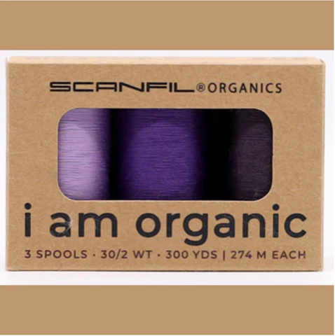 Boxed Set Thread- 3 Spools -  Cool Purples