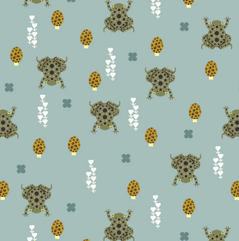 Charley Harper Woodland Wonders - Toad and Shroom Haze