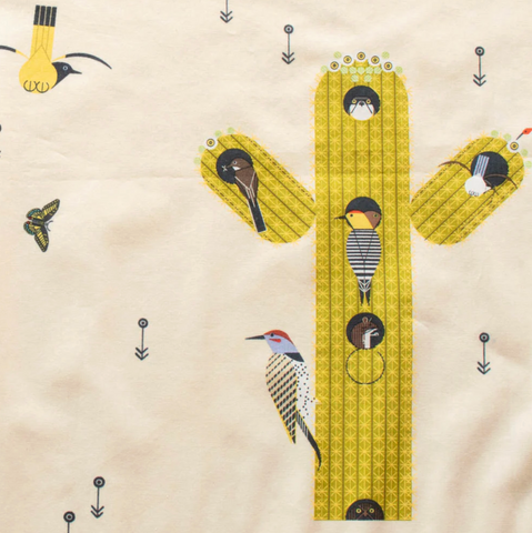 Charley Harper The Desert - Cactus Field Poplin