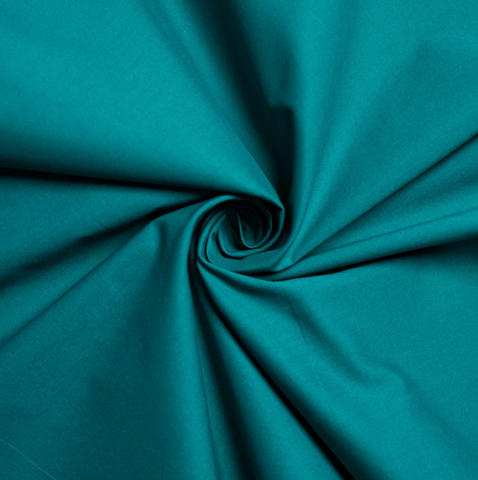 Solid Poplin - Teal