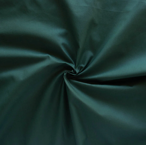Solid Poplin - Dark Forest
