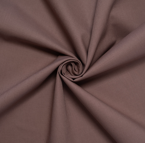 Solid Poplin - Dark Shroom