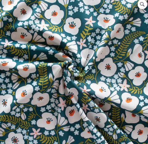 Margot | Big Blooms Deep Teal