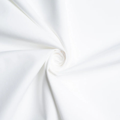 Solid Poplin - White