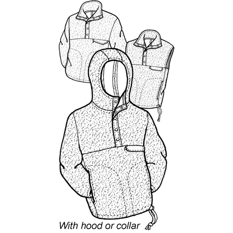 Adult Patterns | Polar Pullover & Vest