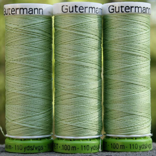 Recycled Polyester Thread 152 Light Green by Gutermann