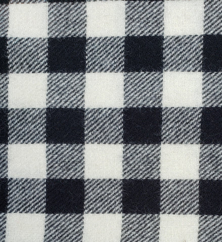 Wool | 60"  Black/White Check