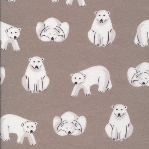 Flannel-45"- Northerly | Polar Bears Dark Gray