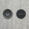 Beveled Rim Flat Center Button (2833) Black