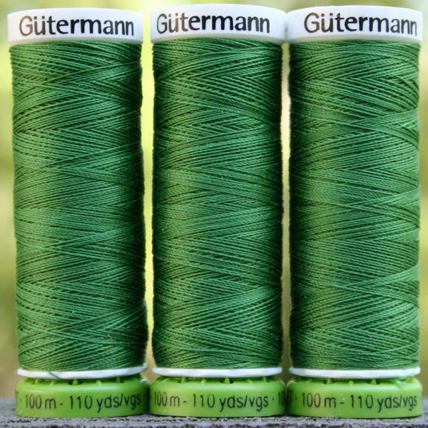 Gutermann Sew All Polyester Thread 110 Yards- Greens