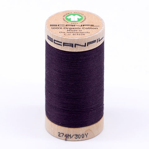 Organic Cotton Thread 4845 Deep Plum