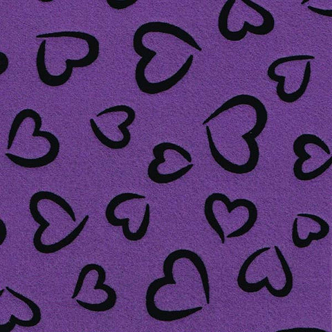 Eco-fi Fancy Felt - Violet Sky Princess Heart | HoneyBeGood