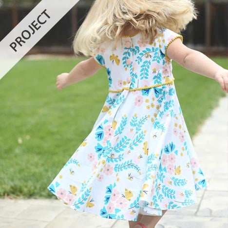 Lotus Pond - Geranium Twirl Dress