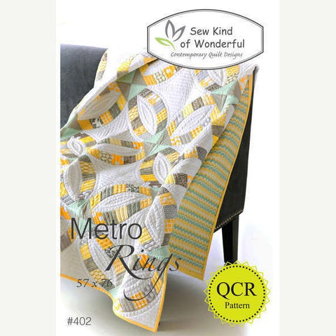 Metro Rings Quilt Pattern by Sew Kind of Wonderful | HoneyBeGood