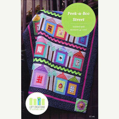 Peek-a-Boo Street Quilt Pattern