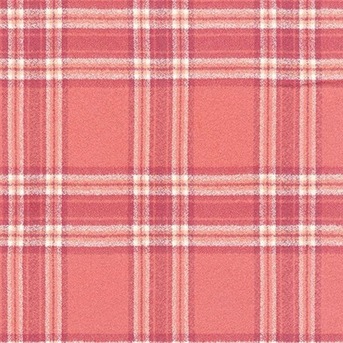 Plaid - Flannel 44" - Brick