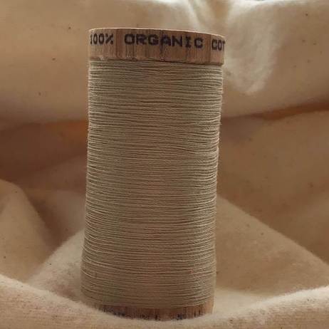 SCANFIL Organic Thread 50wt Cotton - 500 Yard Spool Set Storm Greys