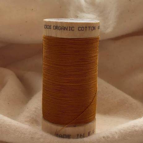 Organic Cotton Thread Tex 105 - Natural - 3000 Meter Cone