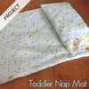 Toddler Nap Mat and Pillow - Free Tutorial | HoneyBeGood