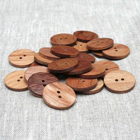 Wooden Buttons,beige Wood Buttons,natural Sewing Buttons,round