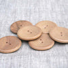 Slight Cup Front Button Natural - 1-3/8"