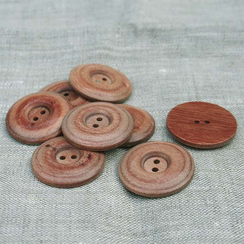 Wood buttons handmade in the USA by a local craftsman choose wood size and  type