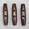 Cigar Shape Toggle | Brown - 6 Pack
