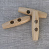 Cigar Shape Wood Toggle in Natural Finish | HoneyBeGood