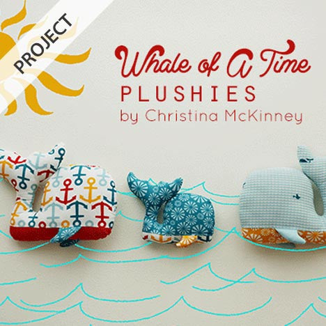 Whale of a Time Plushie - Free Tutorial