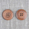 Wide Rounded Rim Wood Button | HoneyBeGood